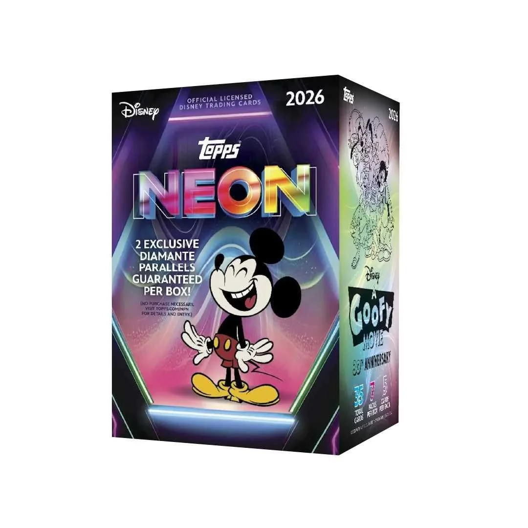 その他 Topps NEON Disney Trading Cards 2026 BOX Topps 2026 Disney Neon - Value Box — PenguinTCG: Toys
